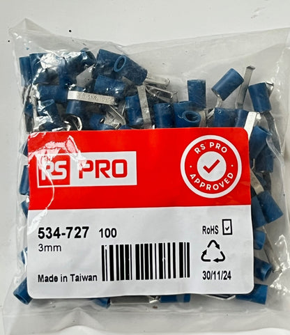 INSULATED CRIMP TERMINALS BEST RS QUALITY ALL TYPES PACKS OF 100 CHEAP fcb22