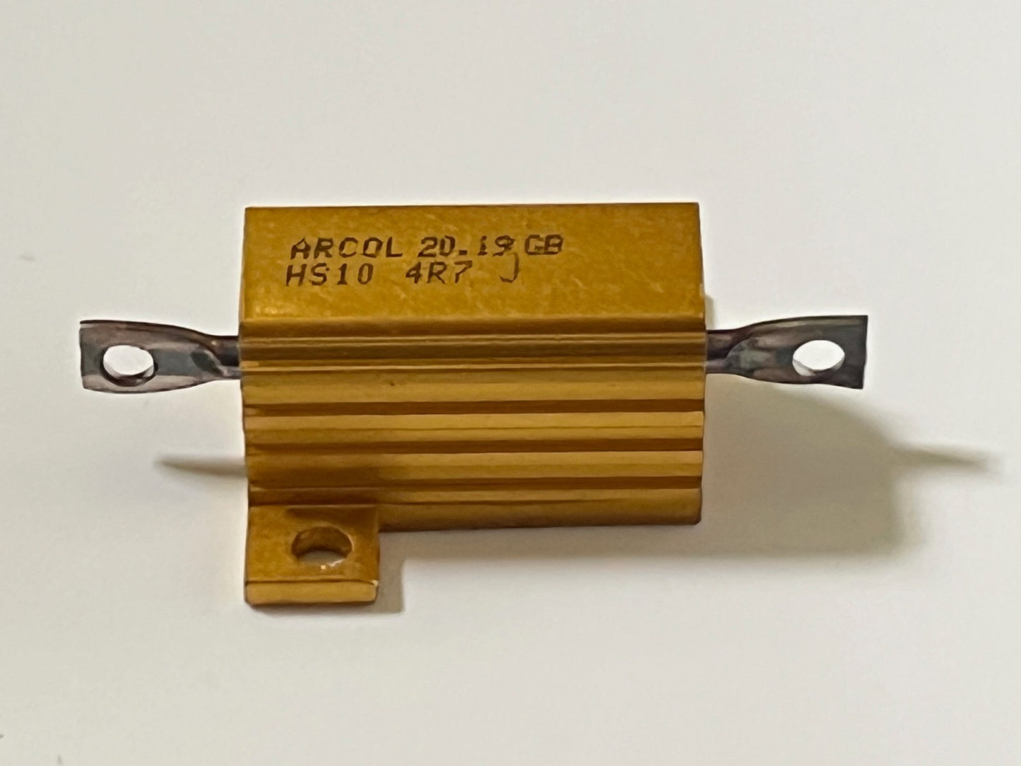 ARCOL 4R7 10 WATT 5% 4.7 OHM METAL CLAD POWER RESISTOR fd1D8