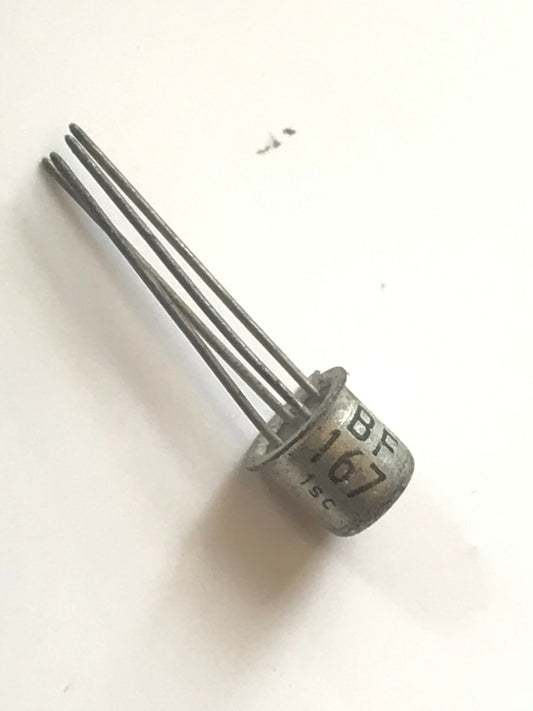 ORIGINAL PHILIPS BC167 NPN 300MHz 4 LEAD TRANSISTOR x1 UK STOCK fd6d31