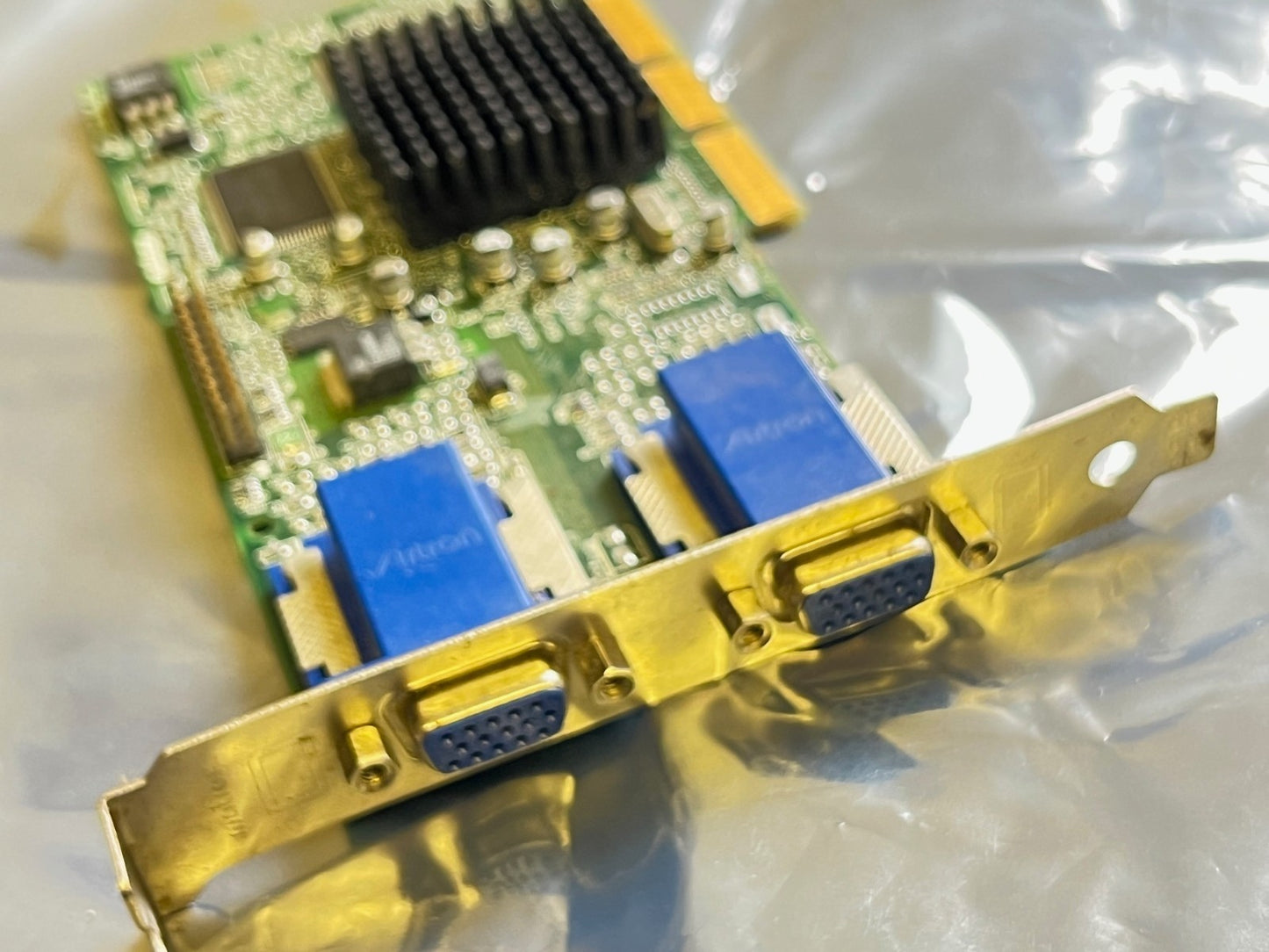 MATROX G45+ MDHA16D/IB LEGACY DUAL OUTPUT SVGA GRAPHICS AGP CARD AD1i21