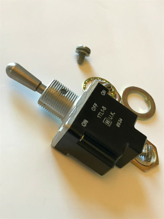 MILITARY SPEC 1 POLE CENTER OFF BIAS SPRING RETURN TOGGLE SWITCH 1TL1-5 ad1J69