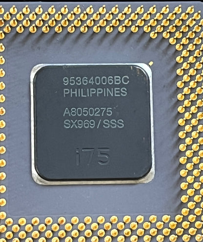 INTEL A80502-75 SX969/SSS COLLECTIBLE PENTIUM PROCESSOR fba15A20