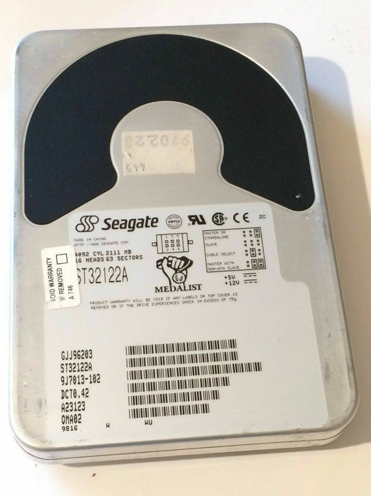 SEAGATE ST38421A 9M9004-004 FIRMWARE 8.01 IDE HARD DRIVE 8.4GB aa4bd1n