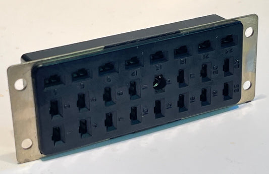 24 WAY PLESSEY PANEL FEMALE JONES SOCKET CONNECTOR fd2f2