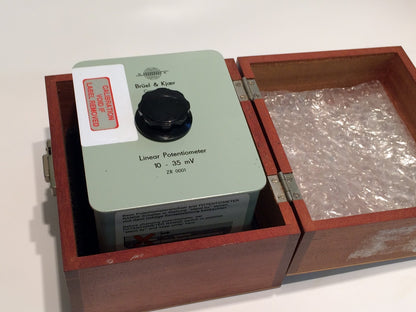 BRUEL & KJAER ZR-0001 LINEAR POTENTIOMETER 10 - 35mV ae1z16