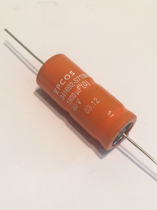 1800uF 40V EPCOS B41692S7188Q-6 AXIAL ELECTROLYTIC CAPACITOR (REEL x350) ae1*5
