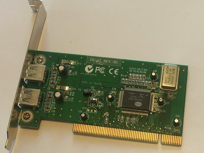 D-LINK DU-A2 REV B1 DUAL USB PORT PCI CARD ad2v13