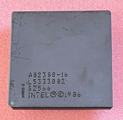 INTEL A82380-16 SX566 COLLECTIBLE PGA INTEL DMA CHIP fbb15A26