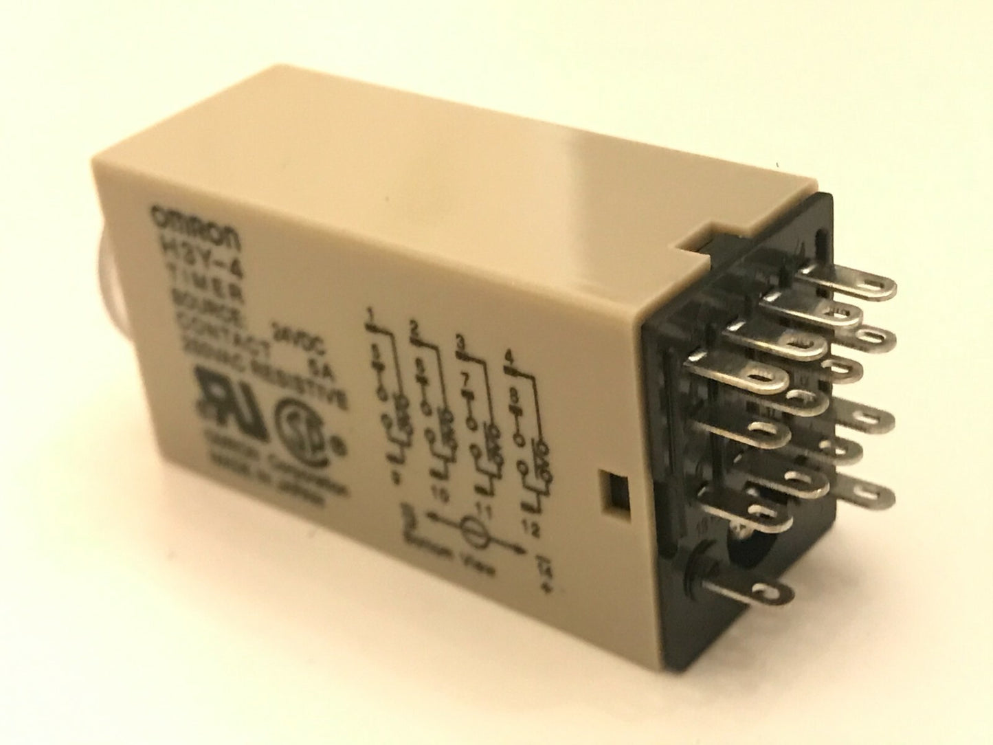 H3Y-4 24V DC MINIATURE PLUG IN TIMER 14 PIN 2 - 60 SECONDS 4 POLE 4PCO ad2G12