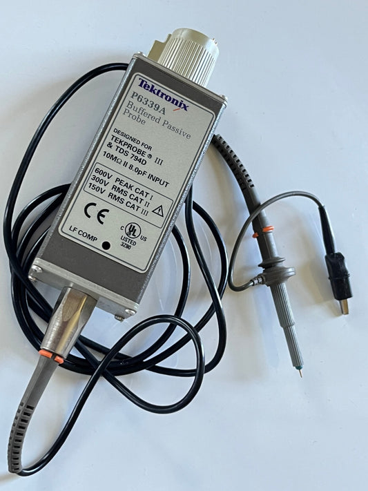 TEKTRONIX P6339A BUFFERED PASSIVE PROBE 500MHz, TekProbe III interface AE1W75