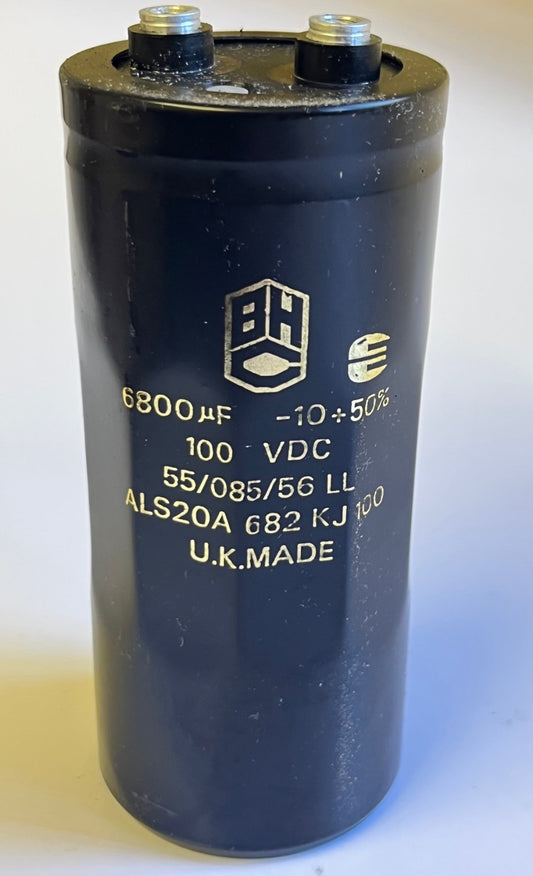 6800UF 100V KEMET BHC ALS20A682KJ100 BEST QUALITY INDUSTRIAL CAPACITOR FD6C39