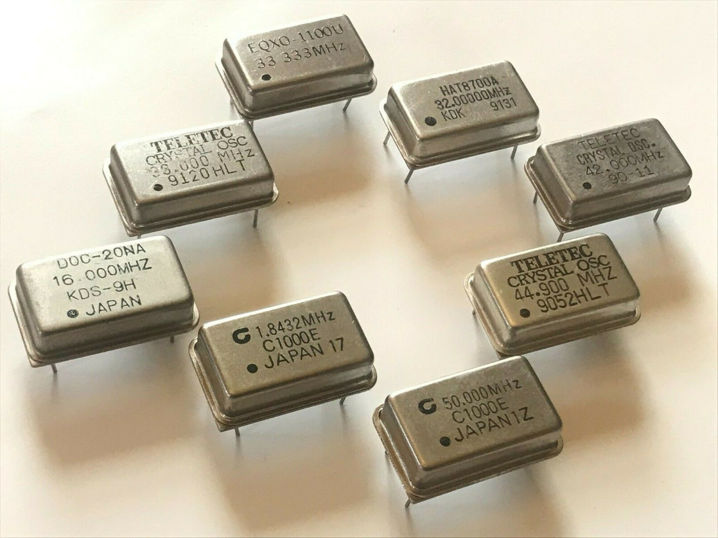 XTAL CRYSTAL OSCILLATOR 4 PIN 14 PIN DIL SIZE OLD STYLE ALL FREQUENCIES faa13