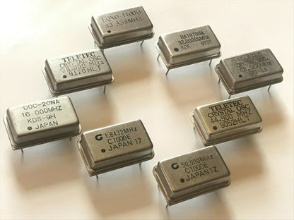 XTAL CRYSTAL OSCILLATOR 4 PIN 14 PIN DIL SIZE OLD STYLE ALL FREQUENCIES faa13