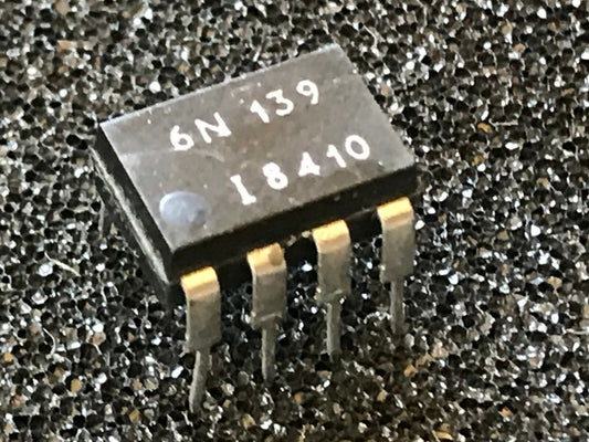 6N139 HIGH SPEED DARLINGTON OPTO COUPLER 8 PIN DIL PACKAGE (x1) fd6d97