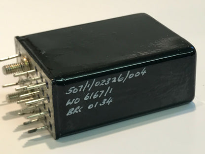 507/1/02326/004 HERMETICALLY SEALED MILITARY PLESSEY 24V 4PCO RELAY (X1) fd5f95