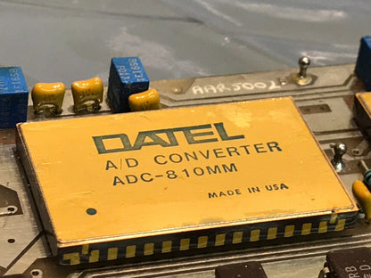 MILITARY PCB WITH DATEL SHM-6MM, ADC-810MM, OP16AJ, DG201AKK & OTHERS ae1*12