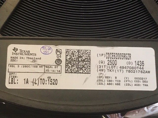 CDCE62005RGZR T.I. CLOCK GENERATOR IC NEW ORIGINAL UK STOCK 5000PCS AVAIL.