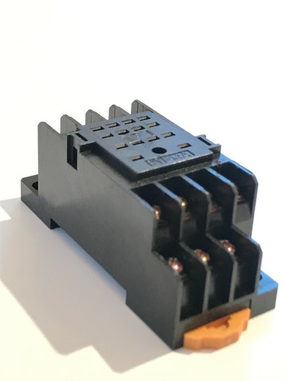 PYF14A 14 PIN RELAY BASE FOR 'MY4' RELAYS DIN RAIL OR SCREW DOWN MOUNT ad2G2