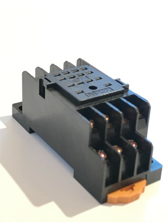 PYF14A 14 PIN RELAY BASE FOR 'MY4' RELAYS DIN RAIL OR SCREW DOWN MOUNT ad2G2