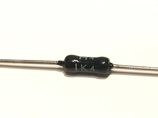 1K4 OHM 0.1% 0.5W H4 HOLCO METAL FILM PRECISION RESISTOR (X1) fcb14.21