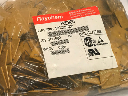 RAYCHEM / LITTLEFUSE RUE800 PTC RESETTABLE FUSE 8A 30V X100 PIECES fd5c11