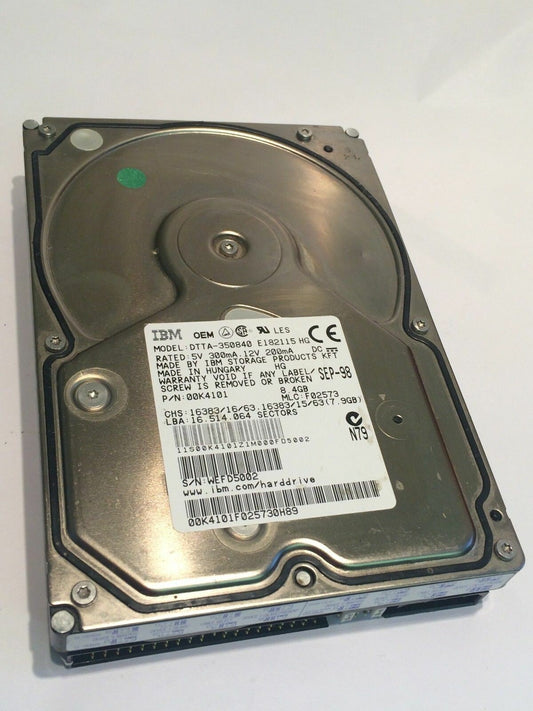 IBM DTTA-350840 IDE HARD DRIVE 8.4GB 00K4101 fbc1c8