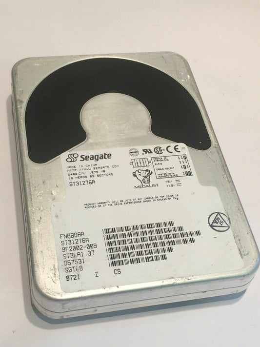 SEAGATE ST31276A 9F2002-009 IDE HARD DRIVE 1.2GB aa4bc8