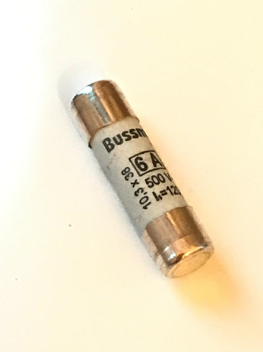 BUSSMANN C10G6 gG 6A FUSE SIZE 10 X 38 (X1 FUSE) faa12S