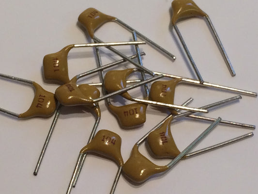 100nF .1uF 100V STANDARD MULTI LAYER CERAMIC CAPACITOR (x10) fbb13Q