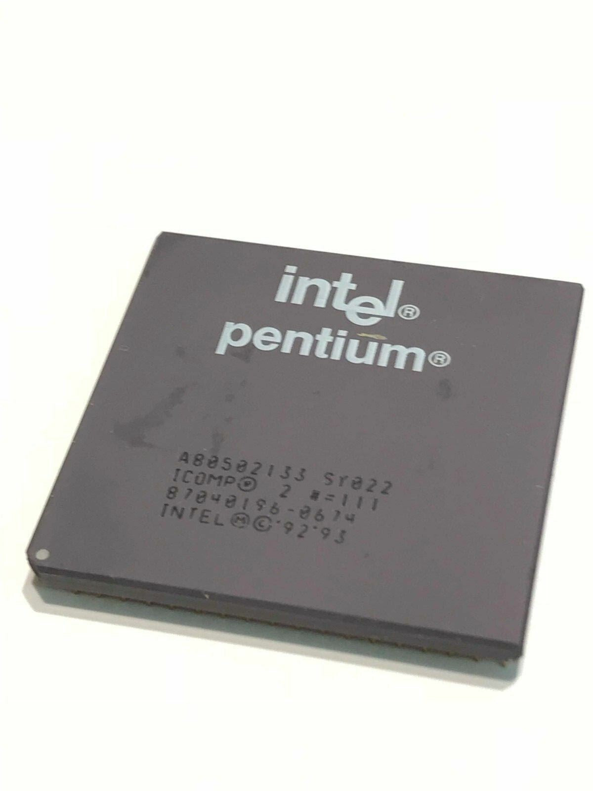 INTEL A80502133 SY022/SSS COLLECTIBLE PENTIUM PROCESSOR fba10a75