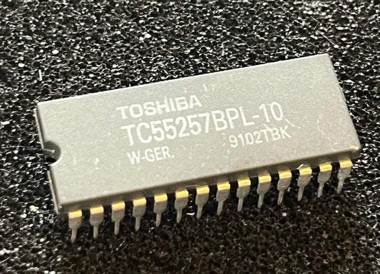 TC55257BPL-10 TOSHIBA 32K X 8 SRAM MEMORY IC UK STOCK (x1) fcb20.15