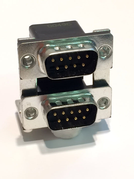 STACKED TWIN 9 WAY D TYPE MALE KYCON DUALPORT K42X-E9P/P-A4N blb1863