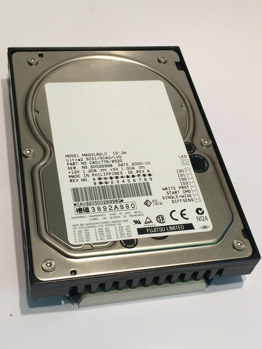 FUJITSU MAG3182LC 18.2GB SCA2 SCSI ULTRA2 HARD DRIVE CAO1776-B520 aa4cb4