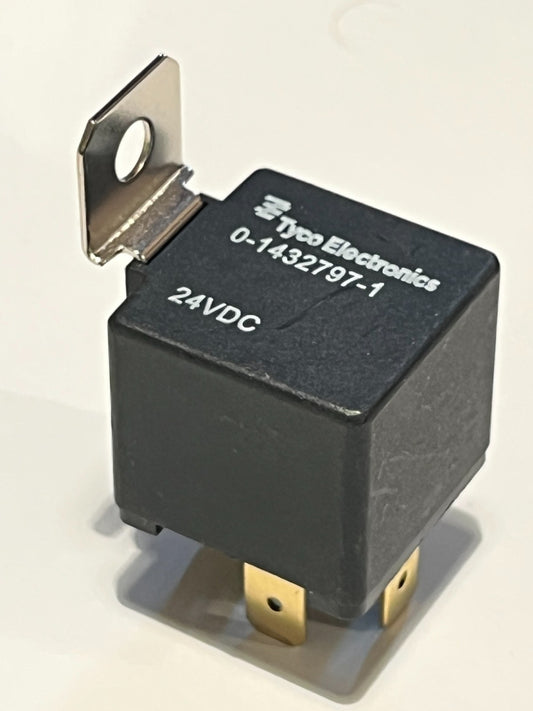 TYCO 1432797-1 24VDC SPDT AUTOMOTIVE RELAY SINGLE POLE 30A CONTACTS fd2h11
