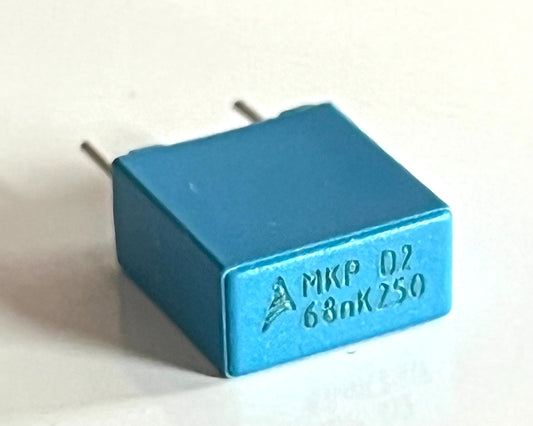 68nF .068uF 250V POLYPROPYLENE FILM MKP RADIAL CAPACITOR EPCOS (x2) fca12.7