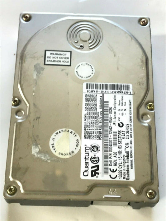 QUANTUM FIREBALL 6.4AT 6X64A461 REV02-B 6.4GB IDE HARD DRIVE aa4ac4