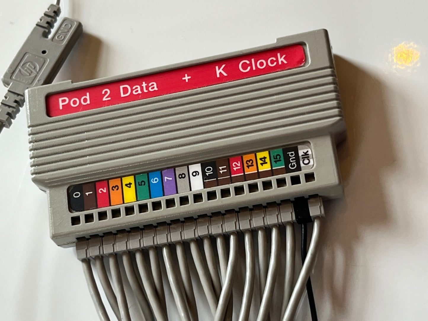 HP AGILENT DATA CABLE POD 2 & K CLOCK PROBE FOR HP16XXX AE1W102