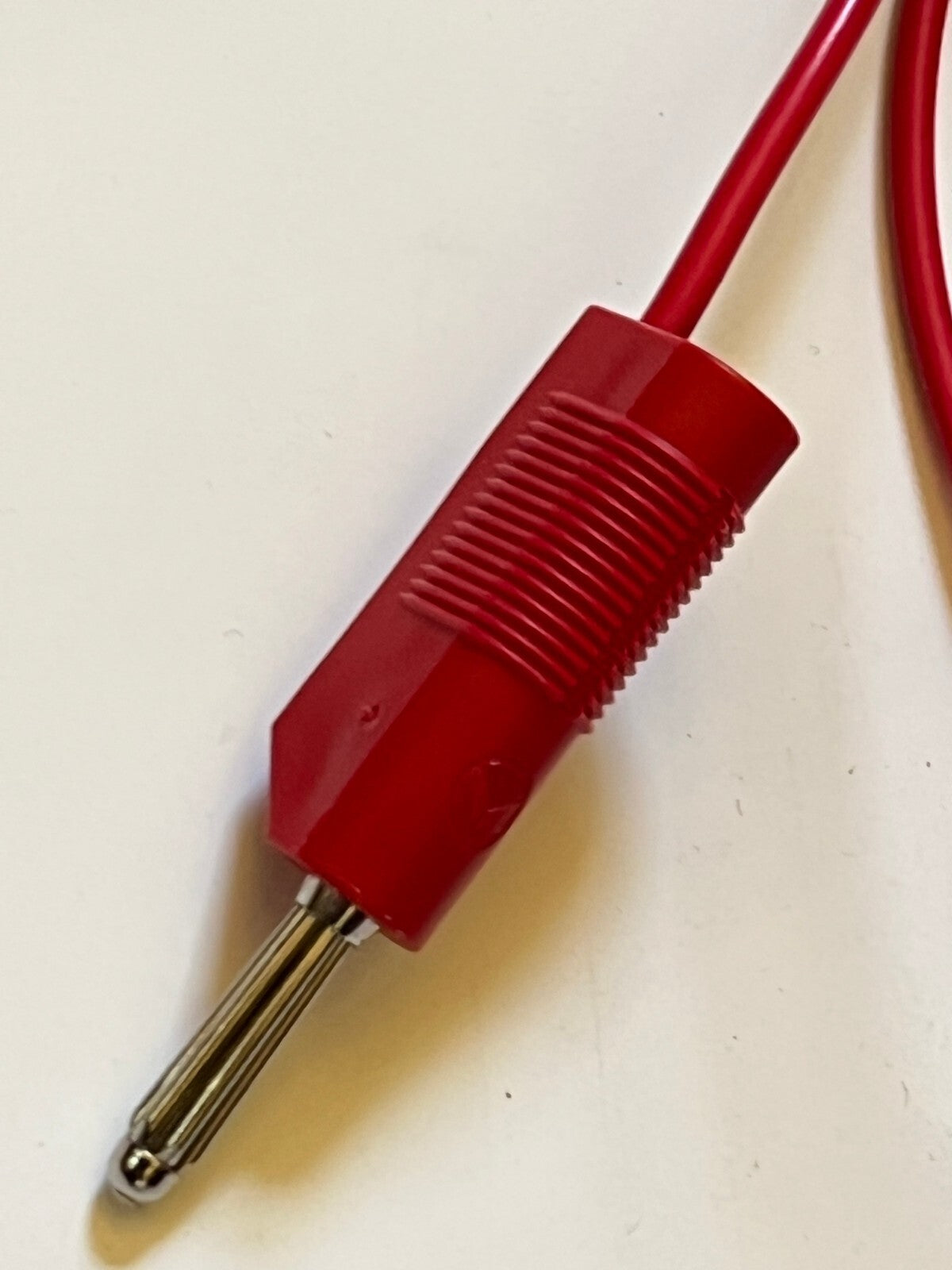 HIRSCHMANN PREMIUM QUALITY 4MM STACKABLE 1M TEST LEADS RED RS 343-3481 ad1*25