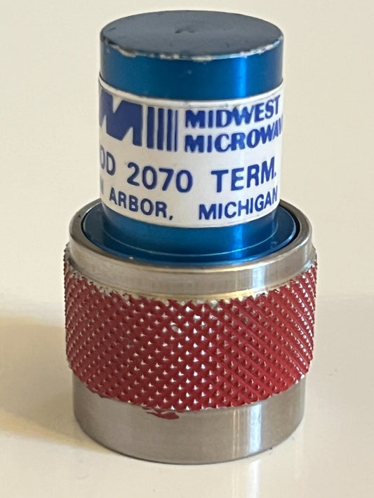 MIDWEST MICROWAVE 2070 N TYPE MALE 50 OHM TERMINATOR 2W 18GHZ fba10a84