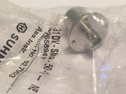 SUHNER 31DV.SMA.50.2 PRECISION SMA RF COAXIAL ADAPTOR blb99
