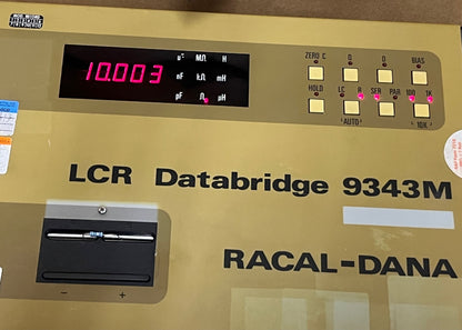 DATABRIDGE 9343M RACAL DANA PRECISION METER FOR L.C.R. PERFECT WORKER ad1~4
