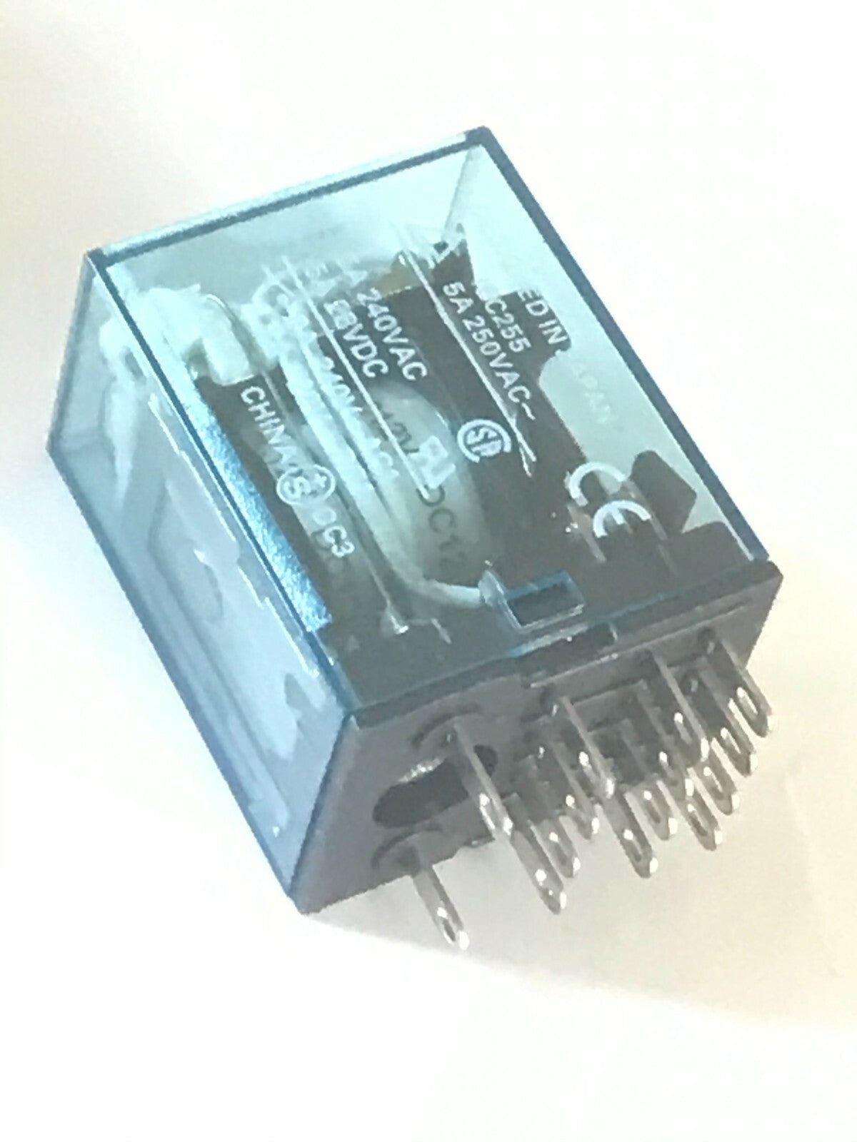 OMRON MY4N-J-DC12, 12V DC 4PDT 5A 250Vac CONTACTS RELAY faa15B