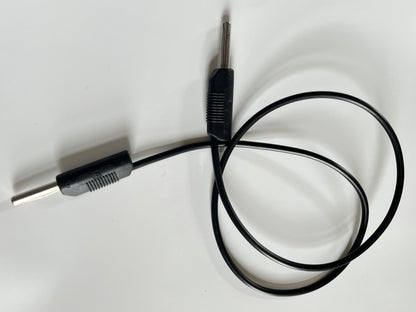 RS PRO QUALITY 4MM STACKABLE BANANA PLUG TEST LEAD 0.5M LONG BLACK ad1*17