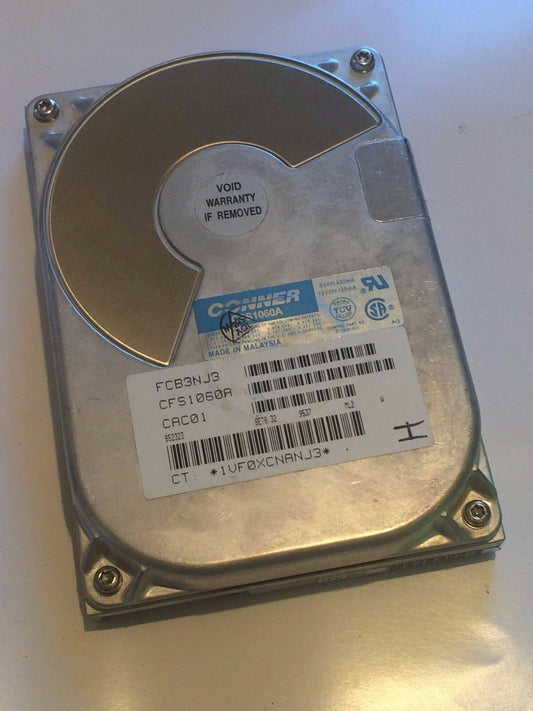 CONNER CFS1060A IDE HARD DRIVE 1GB aa4ba16