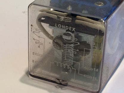 LONDEX TOPAZ H6 12V DC 4 POLE CHANGE OVER RELAY WITH 20A CONTACTS ad2x21