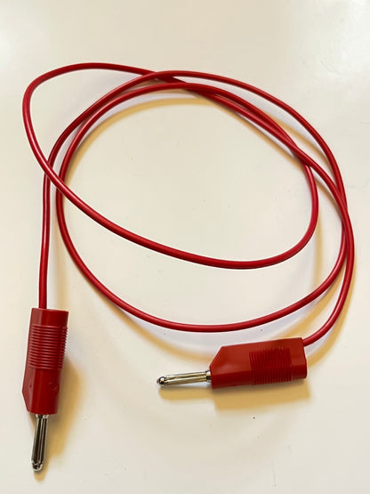 HIRSCHMANN PREMIUM QUALITY 4MM STACKABLE 1M TEST LEADS RED RS 343-3481 ad1*25