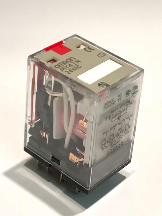 OMRON MY4IN 24VAC 4PDT 24V 5A RELAY ad1k11
