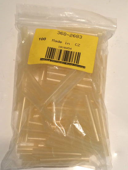 SMALL HEAT SHRINK SLEEVE TUBE PACK OF 100 8MM SHRINKS TO 2.5MM RS ad1w