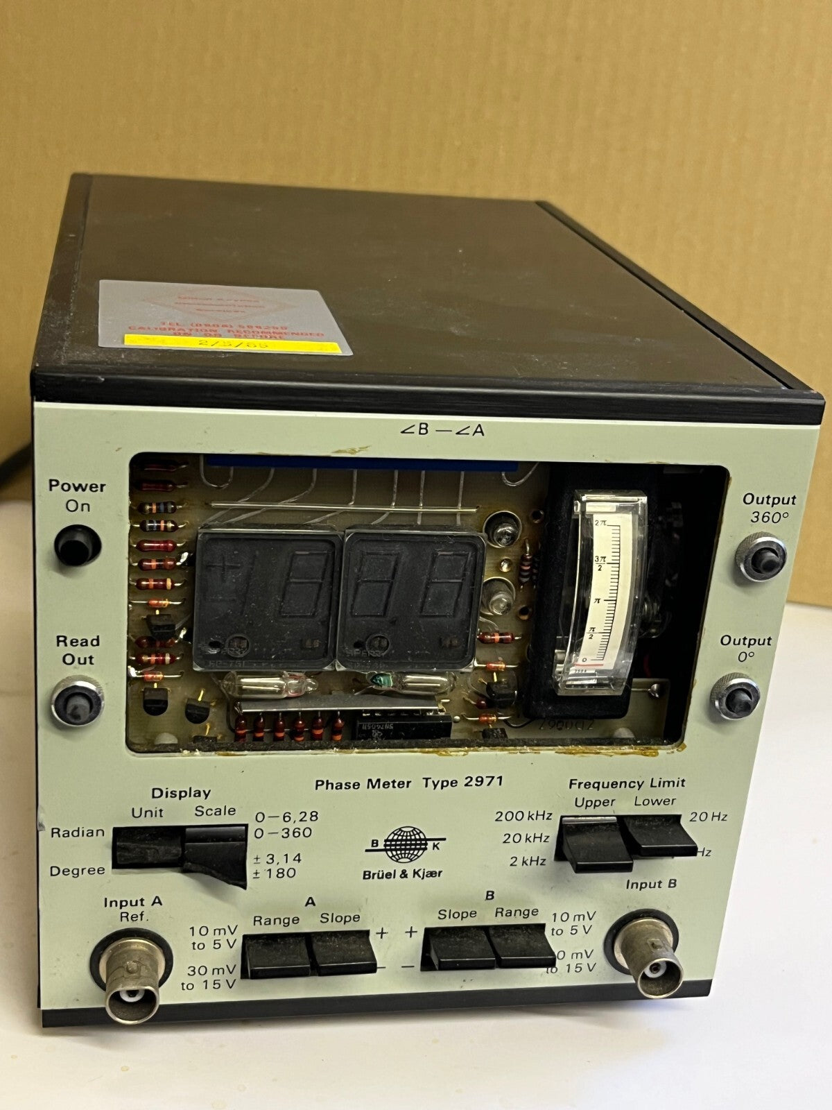BRUEL & KJAER 2971 PHASE METER SPARES / REPAIRS fcf3e