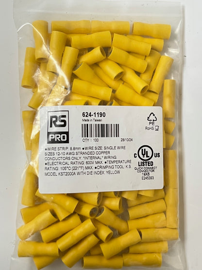 INSULATED CRIMP TERMINALS BEST RS QUALITY ALL TYPES PACKS OF 100 CHEAP fcb22